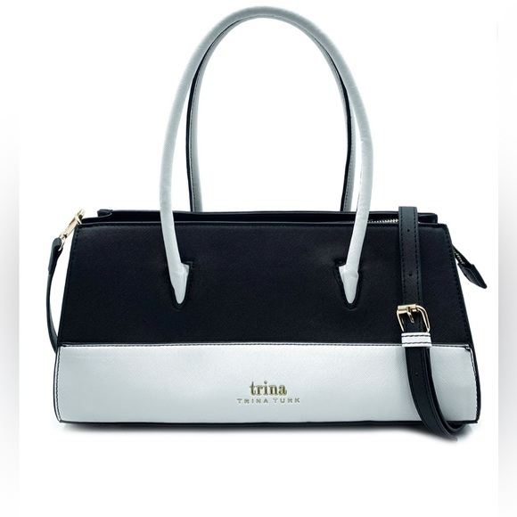 New Trina Turk Satchel Top Handle Crossbody Handbag - Picture 1 of 3